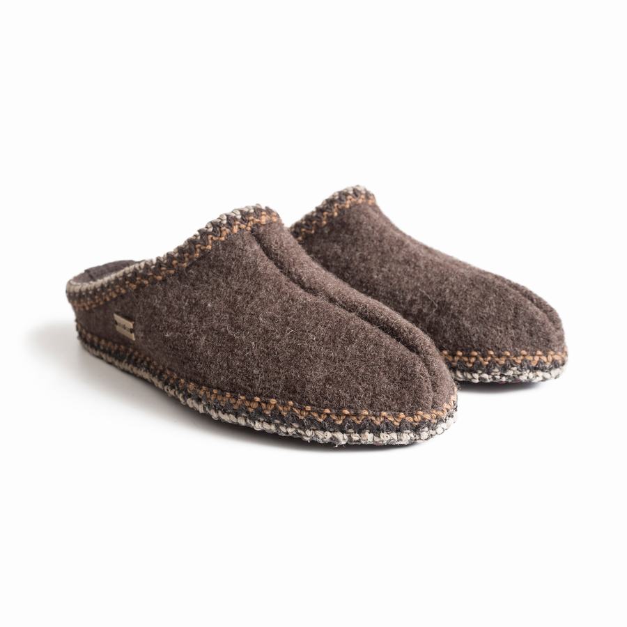 Haflinger As Soft Sole Tøfler Dame Brune | KKY2532SM