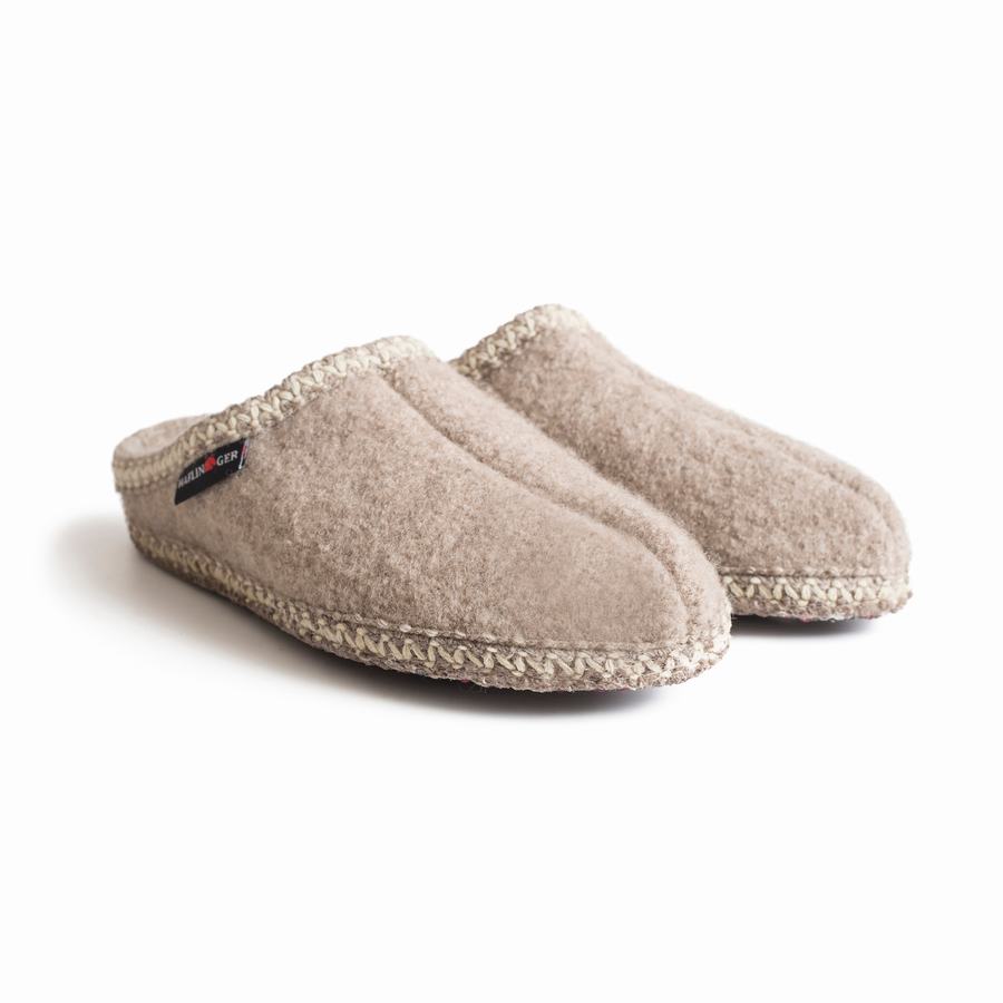 Haflinger As Soft Sole Tøfler Herre Beige | JPA3232NO