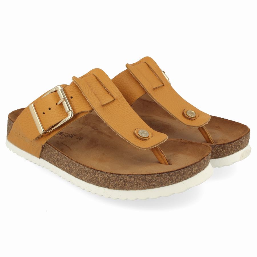 Haflinger Cora Sandaler Dame Gul | FYK4330OA