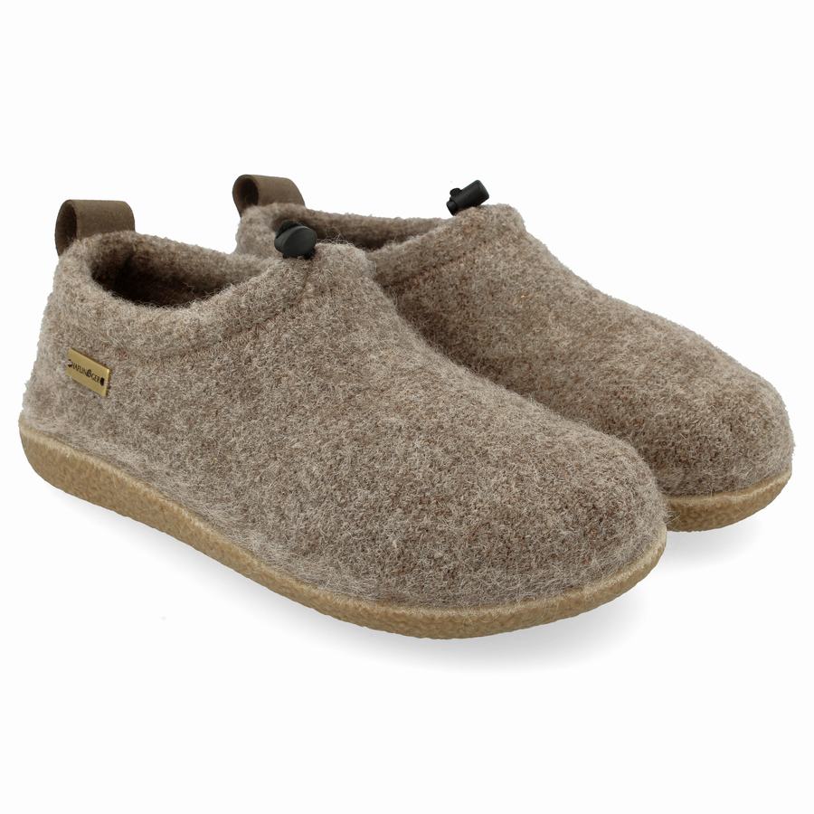 Haflinger Guido Soft Sole Tøfler Dame Brune | NPS7292TY