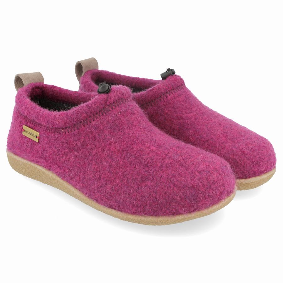 Haflinger Guido Soft Sole Tøfler Dame Lilla | QGB5676KS