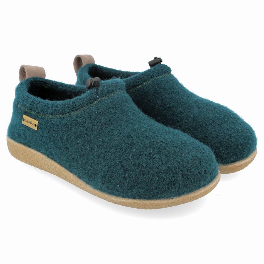 Haflinger Guido Soft Sole Tøfler Herre Grønn | LDB7285MZ