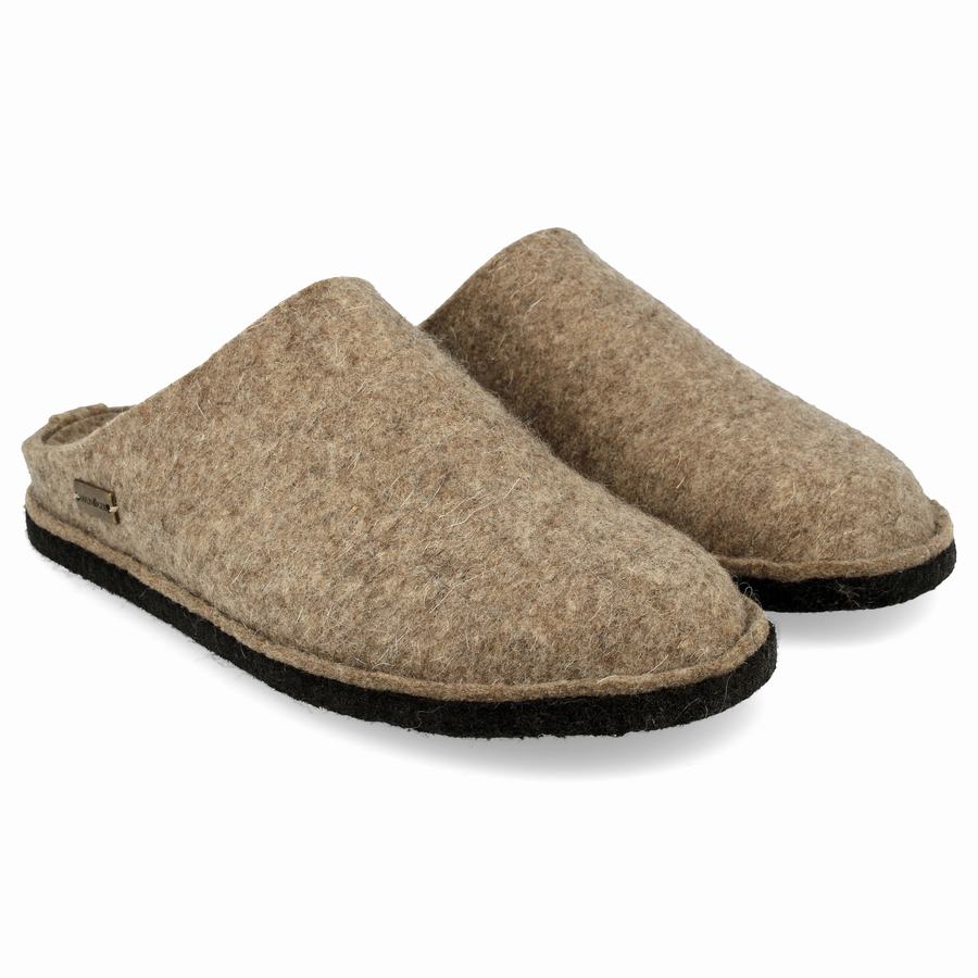 Haflinger Soft Novelty Tøfler Dame Beige | DNO490ID