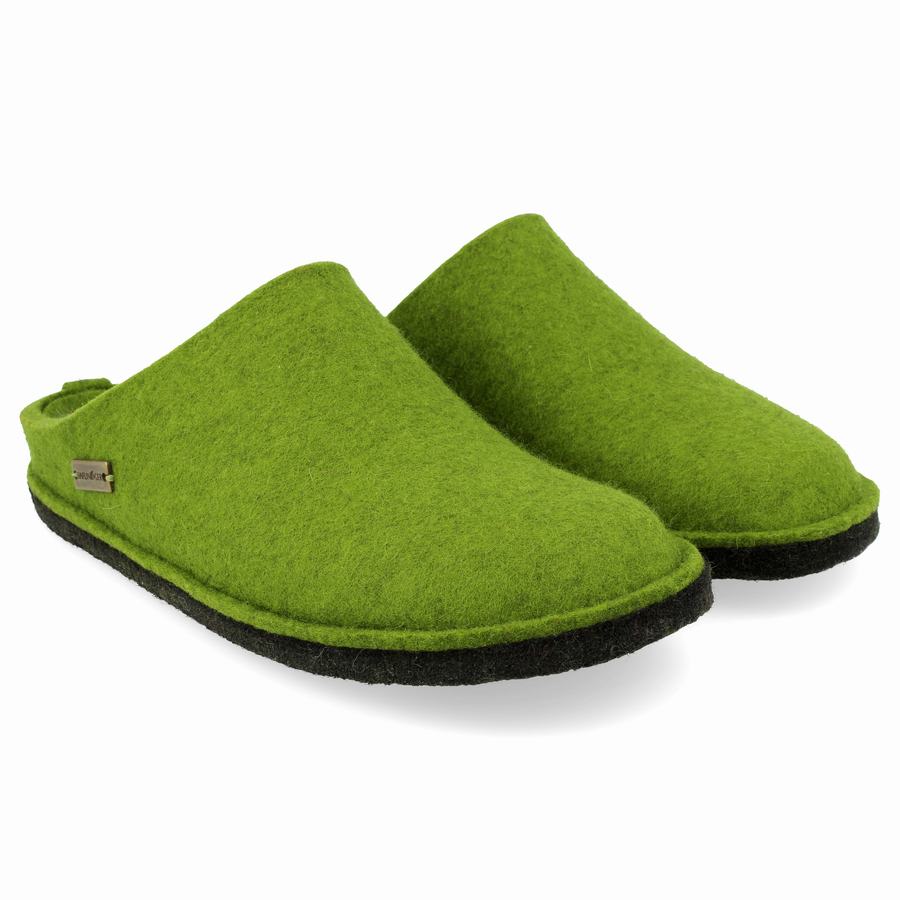 Haflinger Soft Novelty Tøfler Dame Grønn | LGZ2678UC